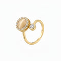 Aura Cat-Eye Statement Ring