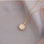 Aura Cat-Eye Pendant Necklace