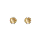 Aura Cat-Eye Halo Studs
