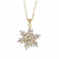 Collar de copo de nieve grande