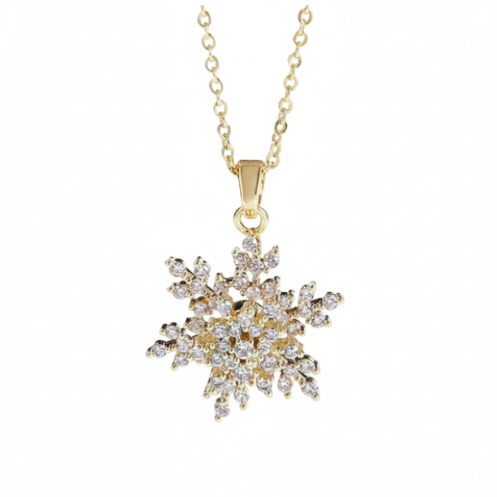 Collar de copo de nieve grande