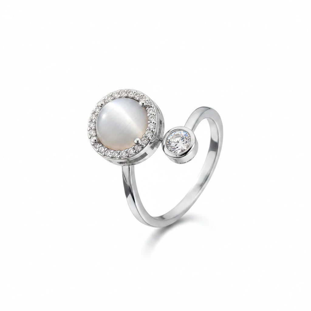 Aura Cat-Eye Statement Ring