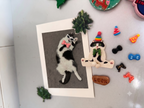 Custom Full Body Cat Magnet with Spinnable Balls / Bum