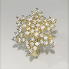 Snowflake Soul Starburst Statement Ring