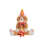 Custom Full Body Cat Magnet with Spinnable Balls / Bum