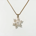 Collar de copo de nieve grande