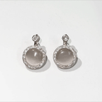 Aura Cat-Eye Halo Studs
