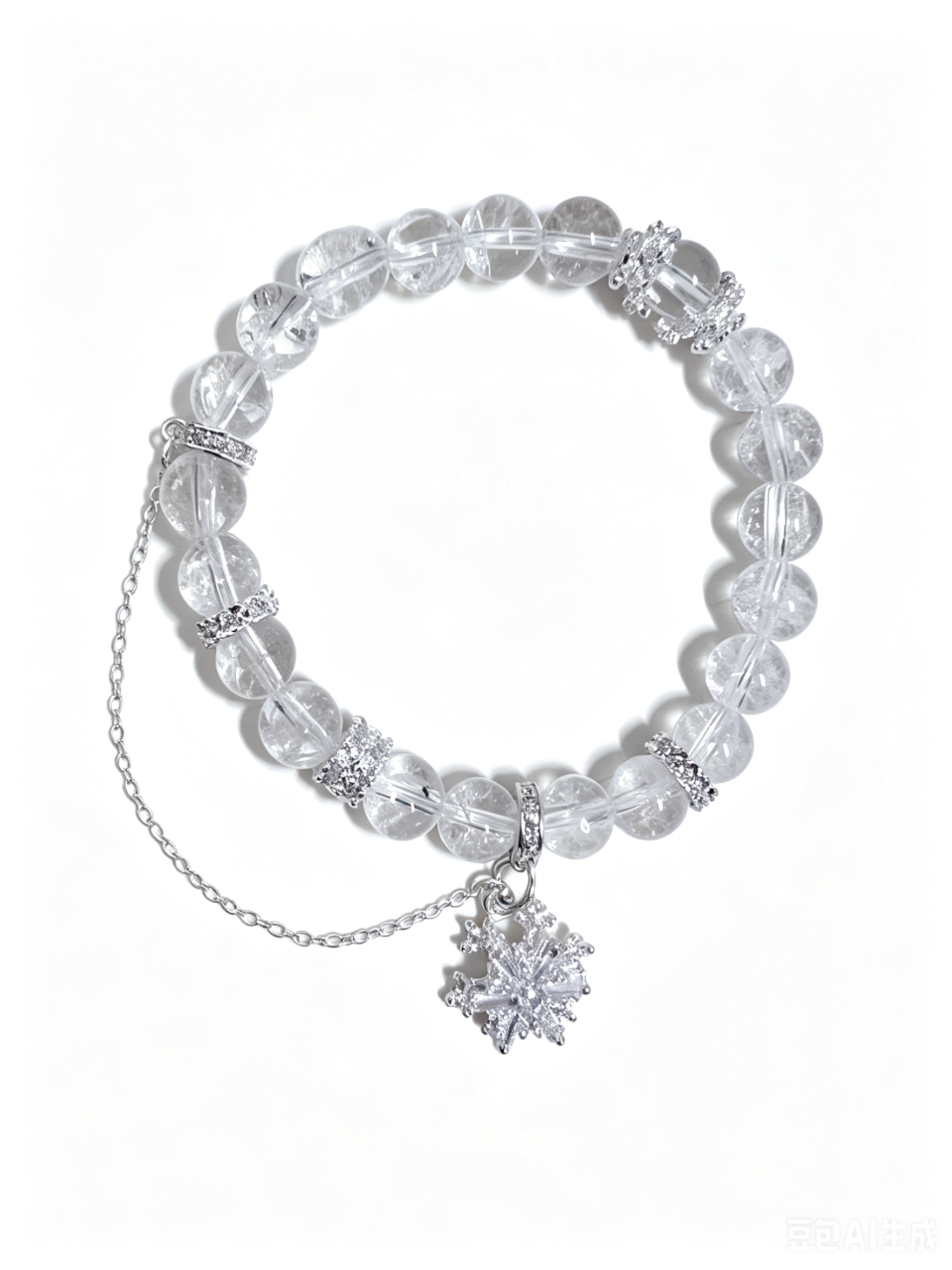Celestial Ice Snowflake Bracelet