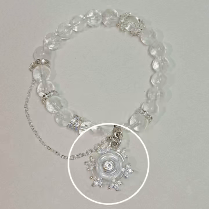 Celestial Ice Snowflake Bracelet