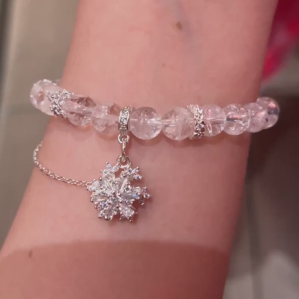Celestial Ice Snowflake Bracelet